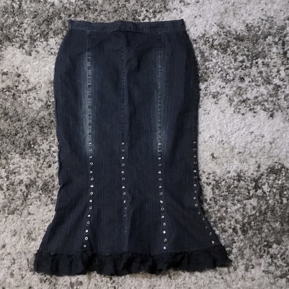 Claudio Nucci Jean Skirt - Picture 1 of 4